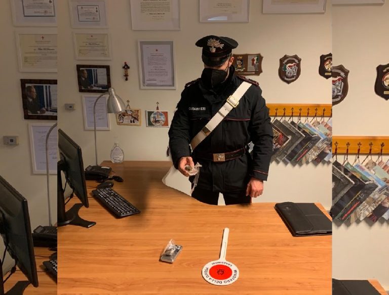 Carabinieri di Passo Corese arrestano 25enne per detenzione di droga ai fini dello spaccio