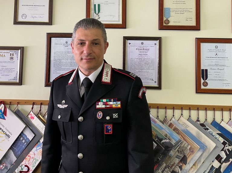 Il carabiniere maresciallo capo Tiziano Pompili è il nuovo comandante di Collalto Sabino
