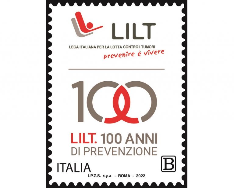 Emesso francobollo dedicato alla LILT  nel centenario della fondazione