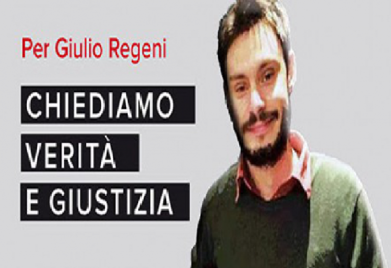 Sei anni senza Giulio Regeni. ANPI Rieti lo ricorda
