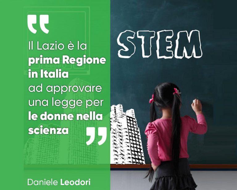 Lazio prima regione italiana ad approvare Legge Donne nella Scienza