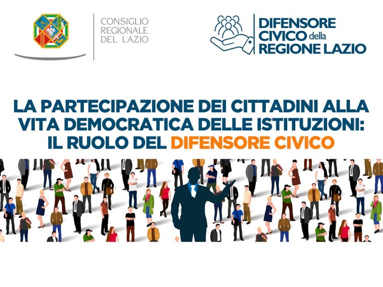 Il 22 febbraio il secondo webinar sul ruolo del Difensore Civico