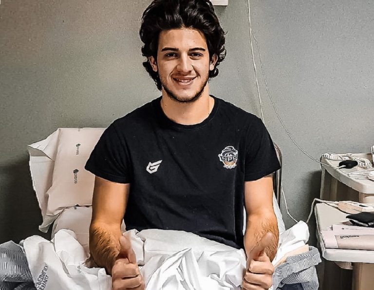 Matteo Franco operato al crociato anteriore. Intervento riuscito