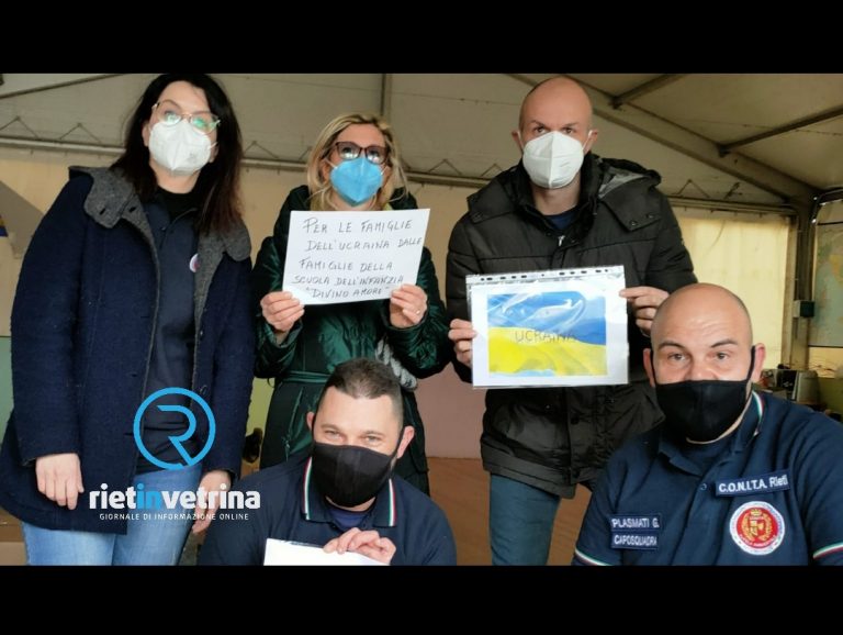 All’Istituto Suore Divino Amore di Rieti tenuta raccolta di beni per la popolazione ucraina