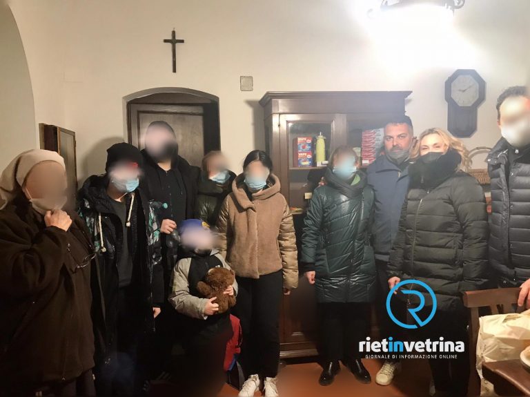 A Fara in Sabina le prime famiglie ucraine in fuga dalla guerra
