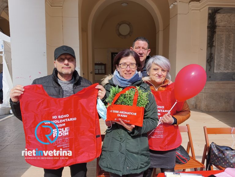 Festa 8 marzo, AISM Rieti distribuisce 300 piante aromatiche