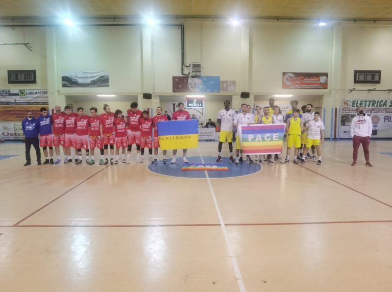 Basket Contigliano vince contro Editec Cannara nel segno della Pace