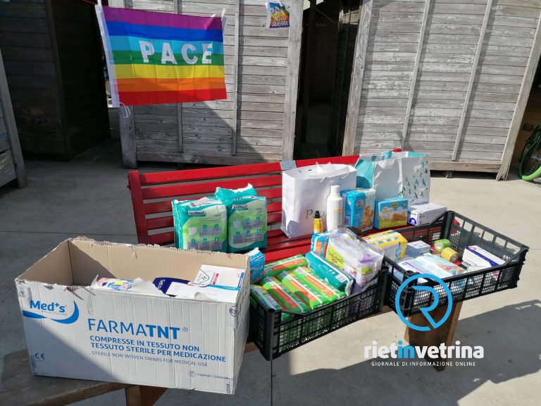 Guerra in Ucraina, ai mercatini di Micioccoli raccolti beni di prima necessità – LE FOTO