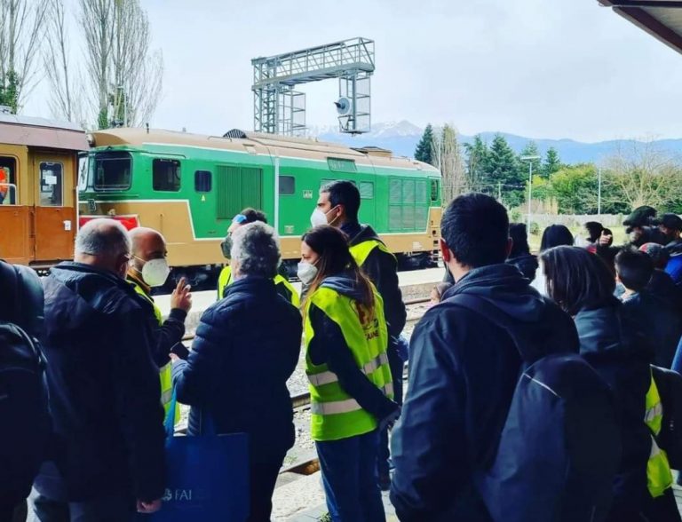 Il treno storico è giunto a Rieti. Previsti tour in città per i turisti