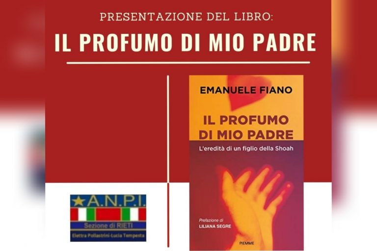 Il 14 marzo a Rieti presentazione del libro “Il profumo di mio padre”