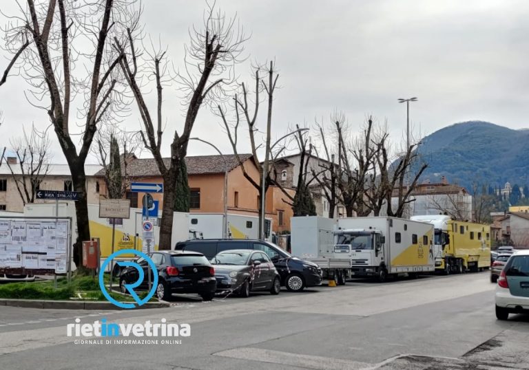 Rieti, in piazza Bachelet si gira un nuovo film