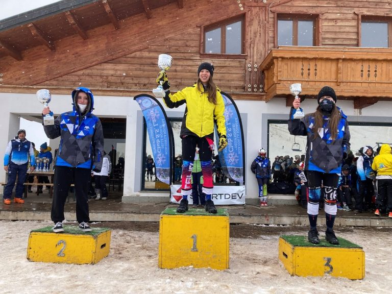 La reatina Giulia Castelli prima ai Campionati Regionali di Sci