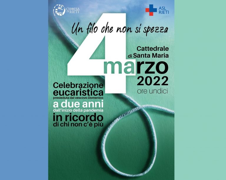 Il 4 marzo nella cattedrale di  Santa Maria a Rieti Messa in suffragio delle persone decedute a causa del Covid