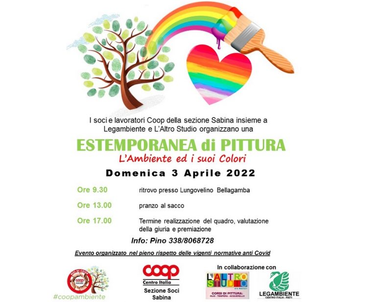 Domenica 3 aprile a Rieti estemporanea di pittura lungo il Fiume Velino