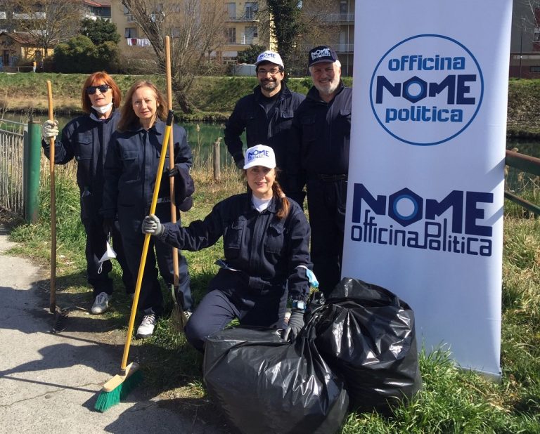 NOME Officina Politica bonifica la sponda del Velino altezza Ponte Giovanni XXIII