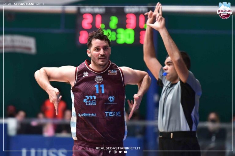 La Real Sebastiani vince in trasferta contro la LUISS Roma con un +38