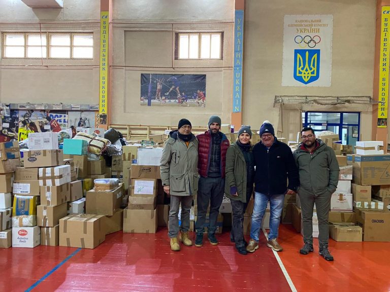 In foto i volontari reatini partiti per l’Ucraina. Rappresentano l’aiuto di tutti noi per una popolazione che soffre