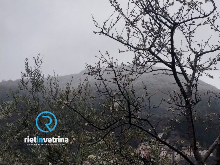 Nevica ad Antrodoco. Inizio aprile da brividi