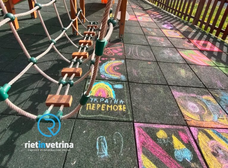 A Mompeo i bimbi profughi ucraini riscoprono il gioco e la serenità