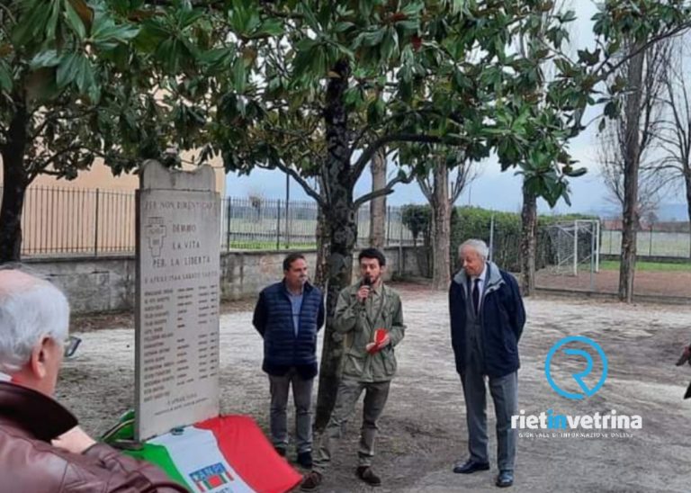Eccidio Fosse Reatine, ANPI Rieti commemora i caduti alla presenza dell’avvocato Cislaghi