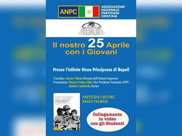 Il 22 aprile l’ANPC sarà all’EPN di Rieti per parlare di Liberazione. Ospiti Palmieri, Olini e Lombardi