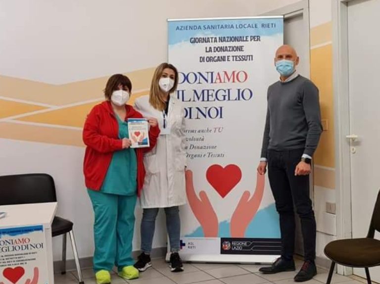 Donazione organi, il Coordinamento donazioni incontra la cittadinanza