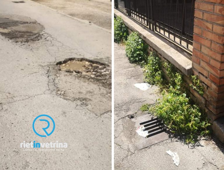 SEI TU IL REPORTER – “In via degli Orti e in via Fara Sabina buche, erba alta e zero segnaletica”