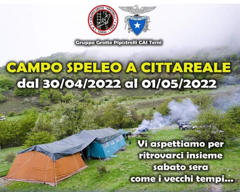 Gruppo Pipistrelli CAI Terni in visita alla Grotta di Cittareale