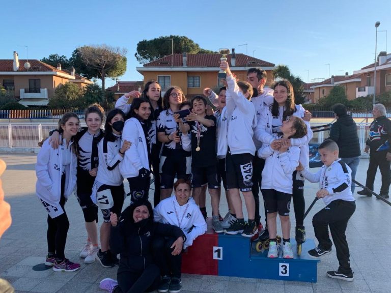 Campionati Federali Pista 2022, secondo posto per la Rieti in Line