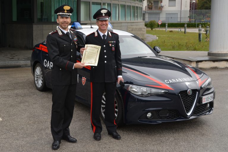 Rieti, il Brigadiere Capo Livio De Sanctis dopo 40 anni lascia il servizio attivo. Il saluto dei colleghi