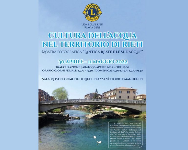 Lions Club Rieti Flavia Gens organizza mostra fotografica sui luoghi e ricordi della Città