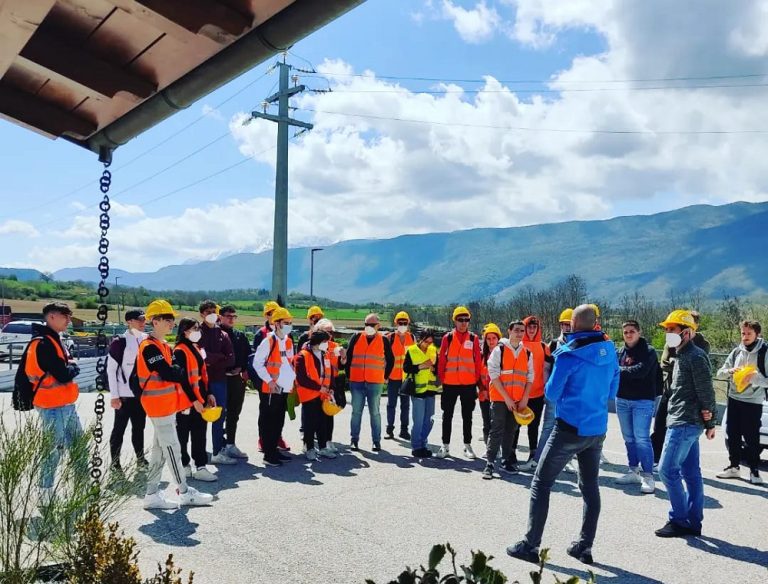 Il CAT Rosatelli in visita a L’Aquila agli stabilimenti Temar e Mastrangeli
