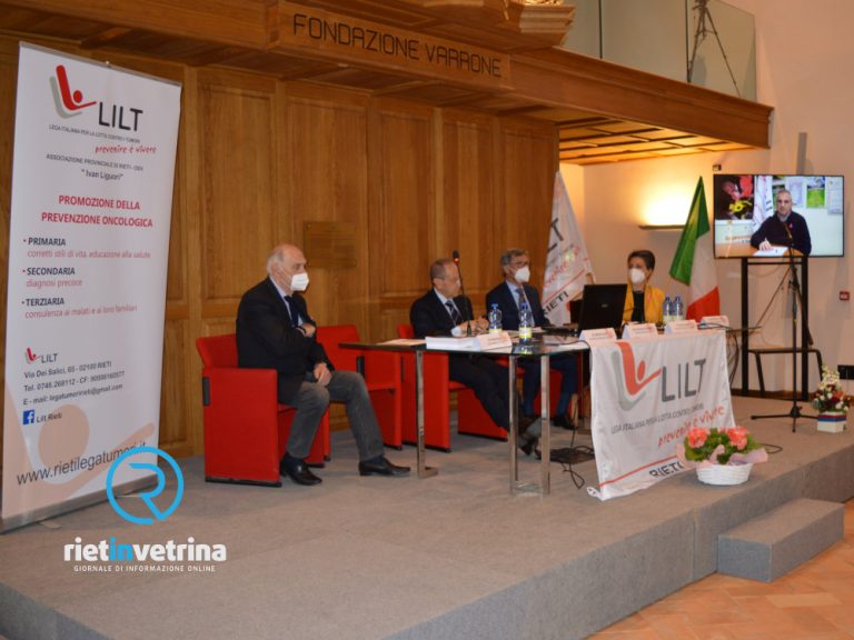 Celebrati con un convegno i 40 anni della LILT Rieti