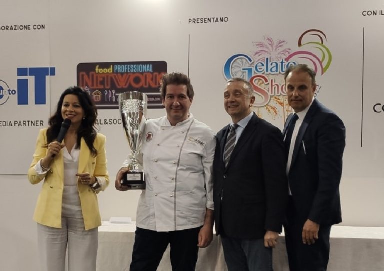 Mario Serani di Antrodoco vince il Concorso “Palatino d’Oro” per il Miglior gelato gusto pistacchio