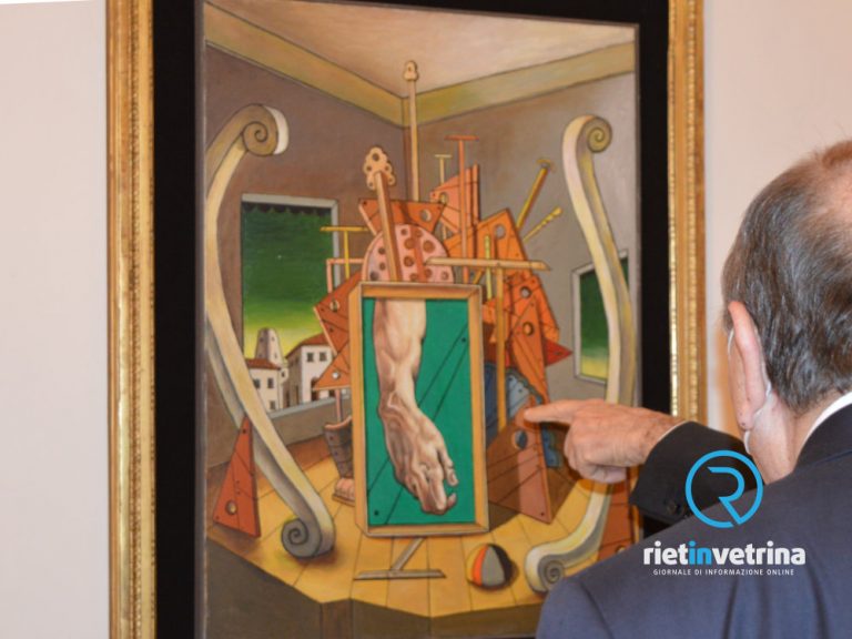 Mostra de Chirico a Rieti, in pochi giorni già mille visitatori