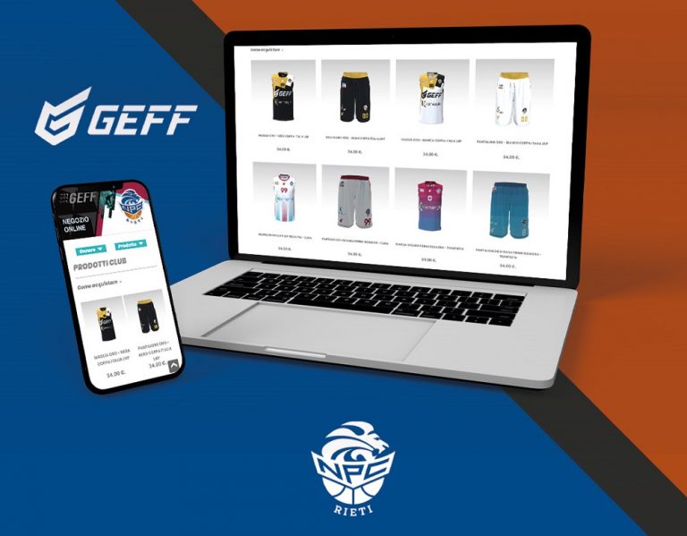 NPC Kienergia Rieti, attivato il  merchandising online del club amarantoceleste