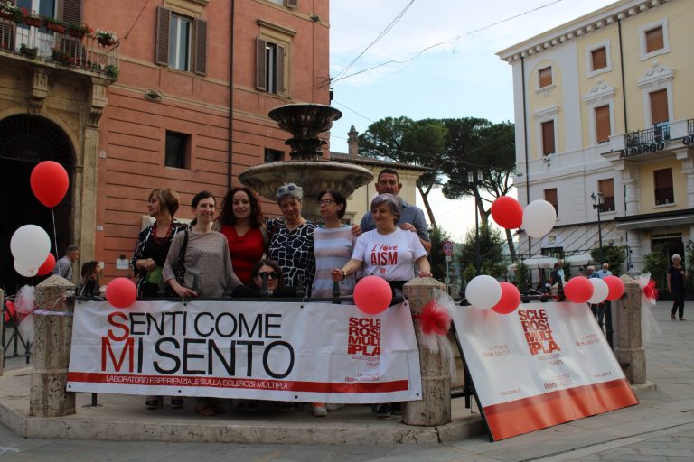 AISM Rieti in piazza del Comune per sensibilizzare sulla Sclerosi Multipla