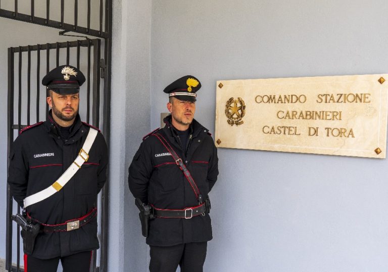 Nuova stazione Carabinieri a Castel di Tora. Sostituisce quella di Ascrea