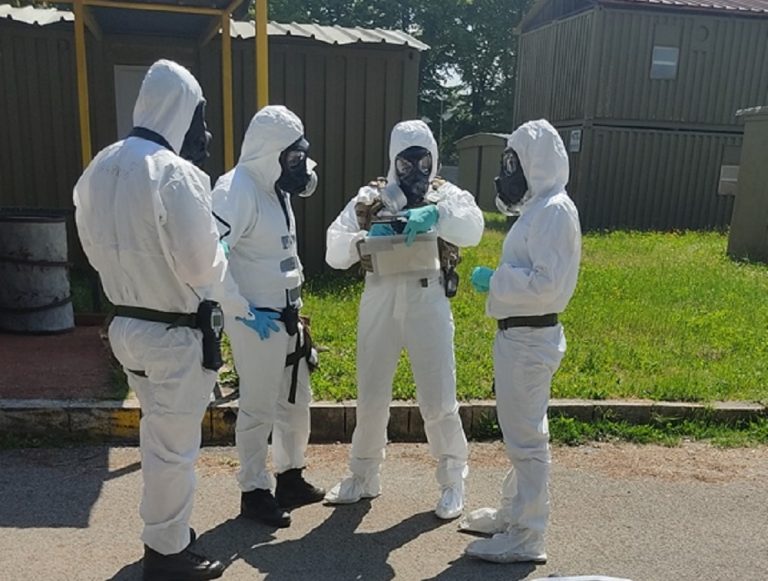 Corso di campionamento forense alla Scuola NBC – LE FOTO