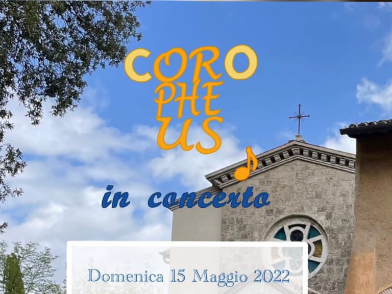 Domenica 15 maggio il Coro Polifonico Orpheus torna in concerto