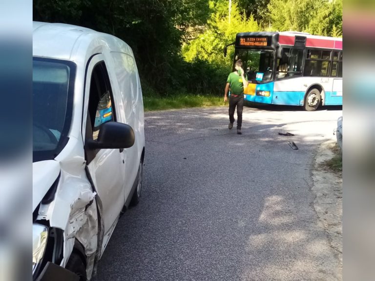 Incidente stradale al bivio per Concerviano