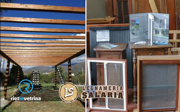 Da Legnameria Salaria a Rieti zanzariere, pergotenda, tende da sole