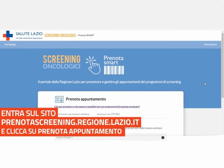 È online il nuovo sistema regionale di prenotazione screening oncologici