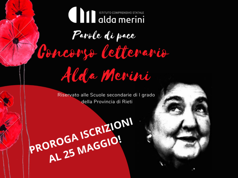 Ancora 5 giorni per partecipare al Primo Concorso Letterario Alda Merini