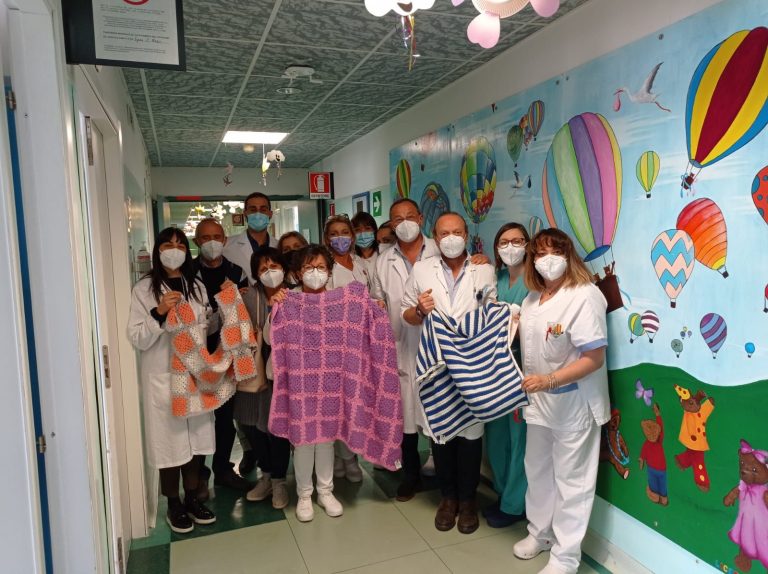Associazione Parkinson Rieti dona ai piccoli pazienti ricoverati nel reparto di Pediatria e Neonatologia del de Lellis