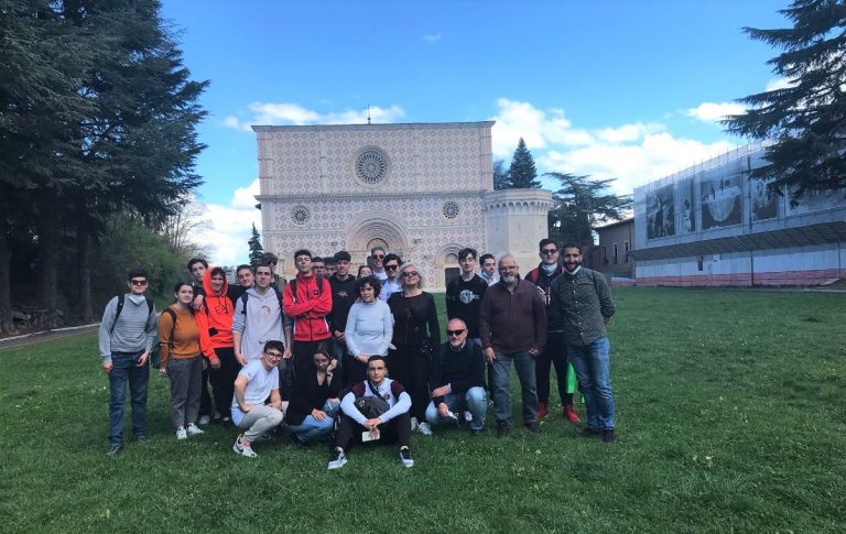 Gli studenti del CAT Rosatelli di Rieti in visita anche al centro archeologia industriale mulino Gasbarri a Tempera