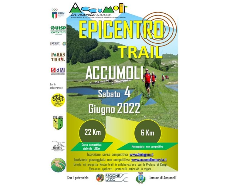 Meno di un mese all’appuntamento con il trail ad Accumoli