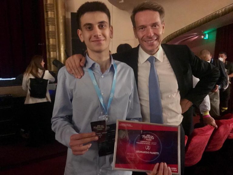 Il reatino Leonardo Panetti secondo al Campionato Italiano di Magia