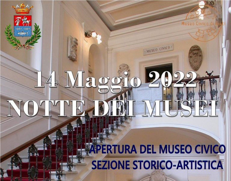 Notte dei Musei 2022, la Sezione Storico Artistica del Museo Civico aperta dalle ore 20 alle 24