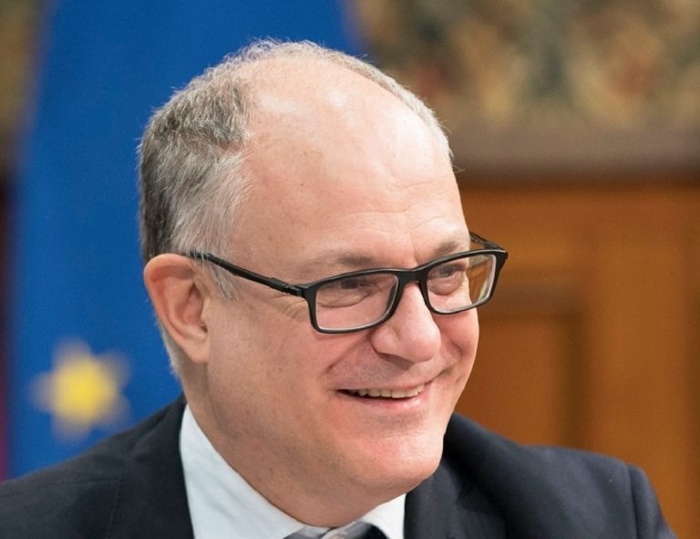 Il sindaco di Roma Roberto Gualtieri a Rieti martedi 31 maggio